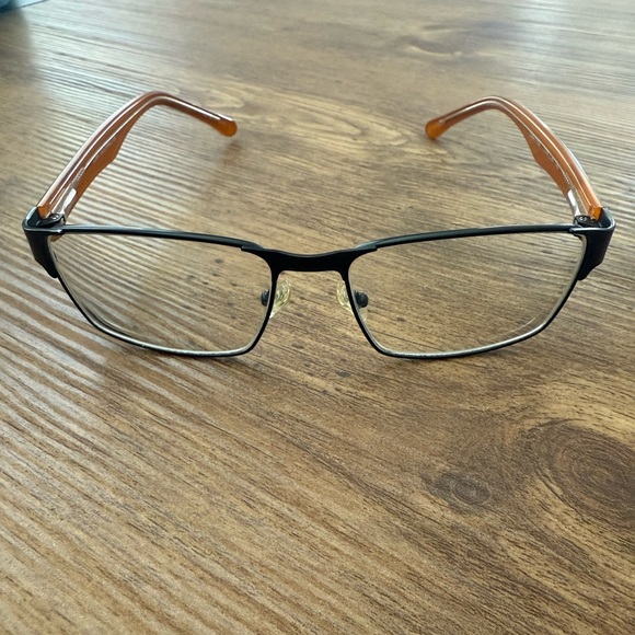 Link Occhiali Eyeglasses Frame LINK 1158 Men Black Full Rim Rectangle 58-16-140 - Picture 1 of 6